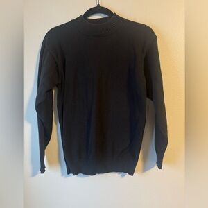 Black Women's Mockneck Sweater